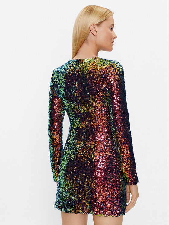 Robe sequin multicolore new arrivals