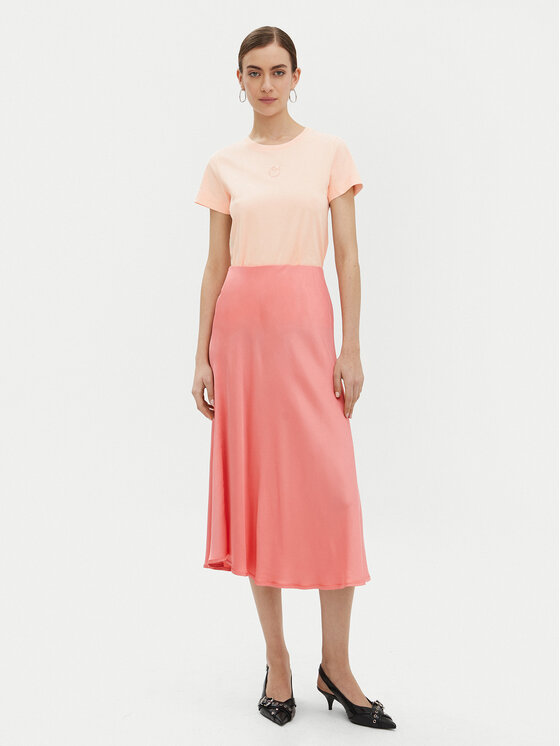 PINKO PINKO Тишърт Bussolotto 100355 Розов Regular Fit
