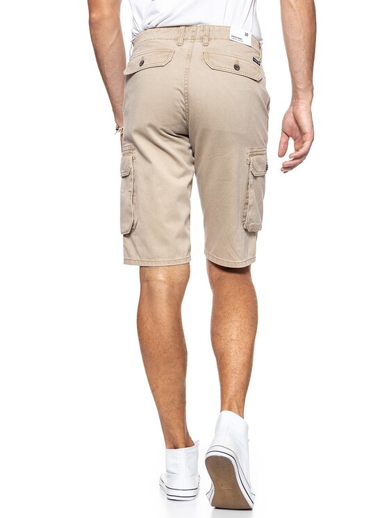 Wrangler Wrangler Pantaloncini di jeans CARGO SHORTS Beige Regular Fit