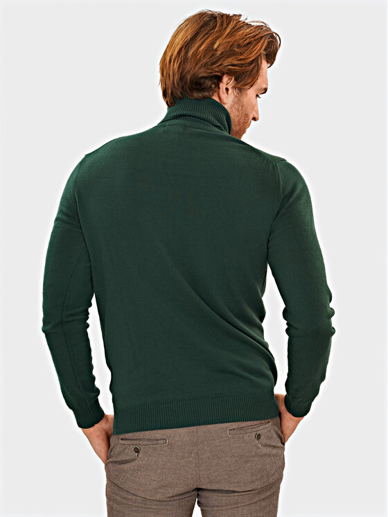 Evenemen Evenemen Sweter Golf Zielony Slim Fit