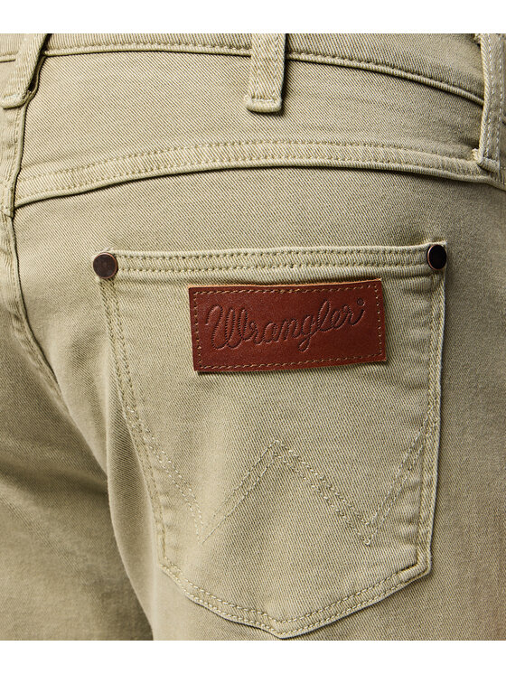 Wrangler Wrangler Jeansy 112362437 Zielony Straight Fit