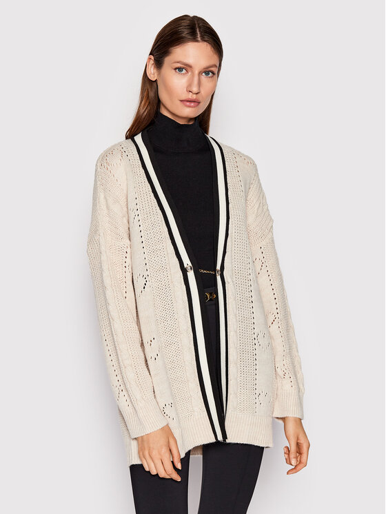 Rinascimento Rinascimento Cardigan CFM0010931003 Bej Regular Fit