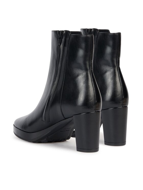 Geox Geox Škornji D Walk Pleasure 60 D36TEC 00043 C9999 Črna