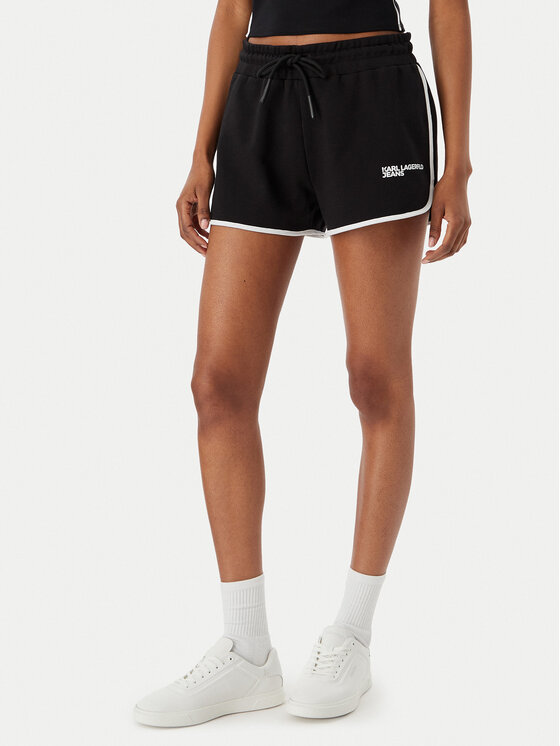 Karl Lagerfeld Jeans Karl Lagerfeld Jeans Sportshorts B2W10125 Schwarz Regular Fit