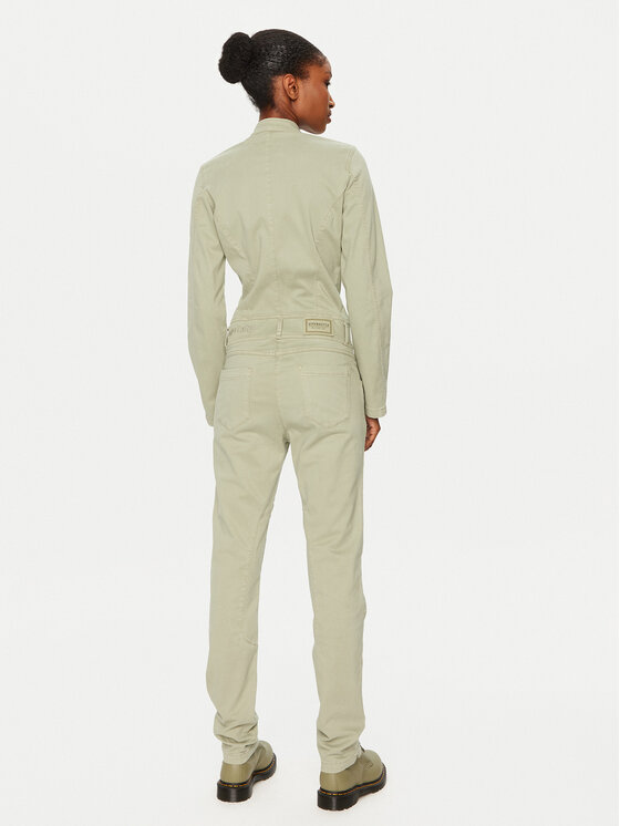 Aeronautica Militare Aeronautica Militare Kombinezon 242TU138DCT3419 Zelena Slim Fit