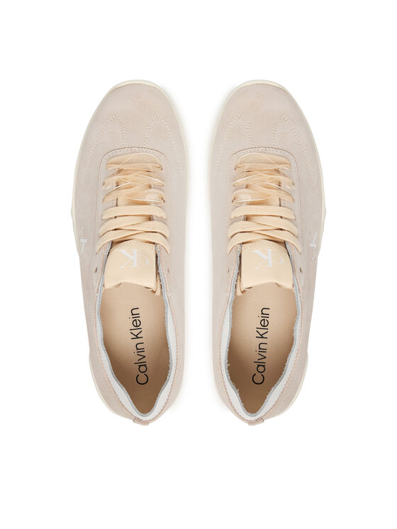 Calvin Klein Calvin Klein Sneakersy Low Profile Run MG Sue HW0HW03150 Beżowy