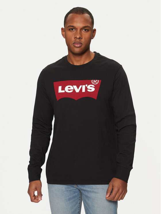 Levi's® Levi's® Longsleeve Graphic Tee 36015-0013 Negru Regular Fit