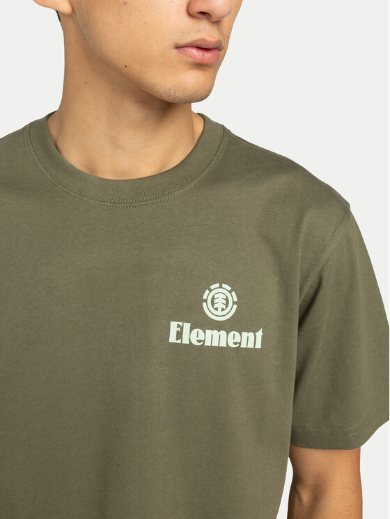 Element Element Majica Epic ELYZT00578 Khaki Regular Fit