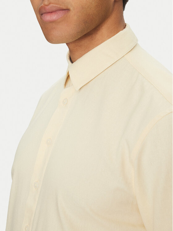 Blend Blend Särk 20717866 Beež Regular Fit
