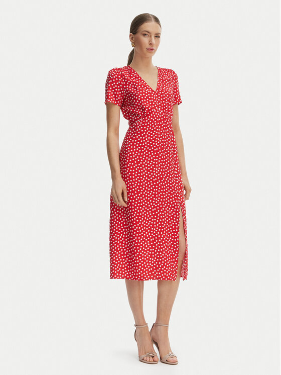 Morgan Morgan Rochie de zi 261-ROIS Roșu Regular Fit