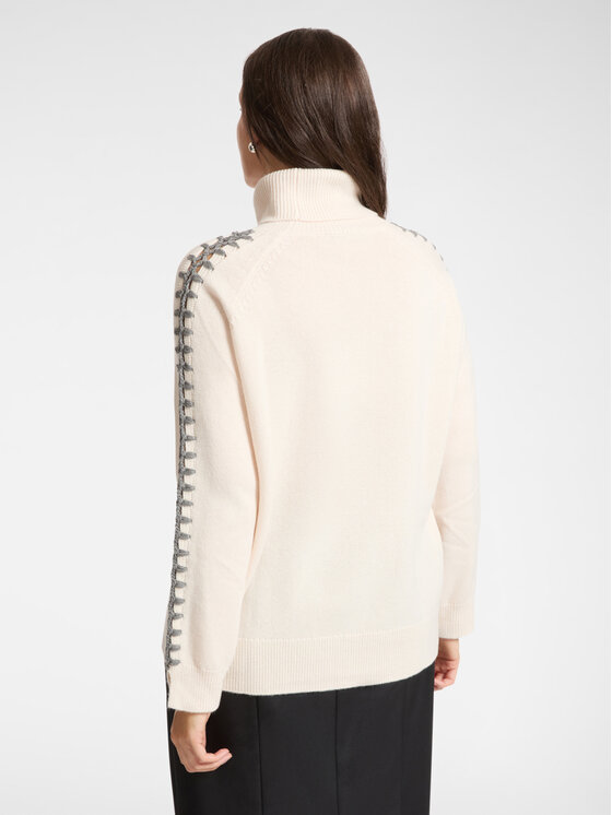 Elena Mirò Elena Mirò Maglione M468Z000601N002 Bianco Regular Fit