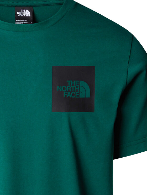 The North Face The North Face T-shirt SS Fine NF0A8A6M Zelena Regular Fit