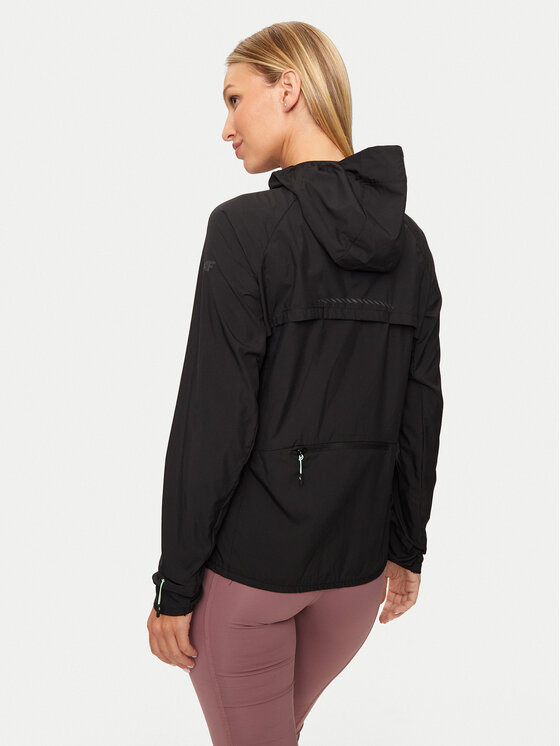 4F 4F Laufjacke 4FWAW24TTJAF552 Grau Regular Fit