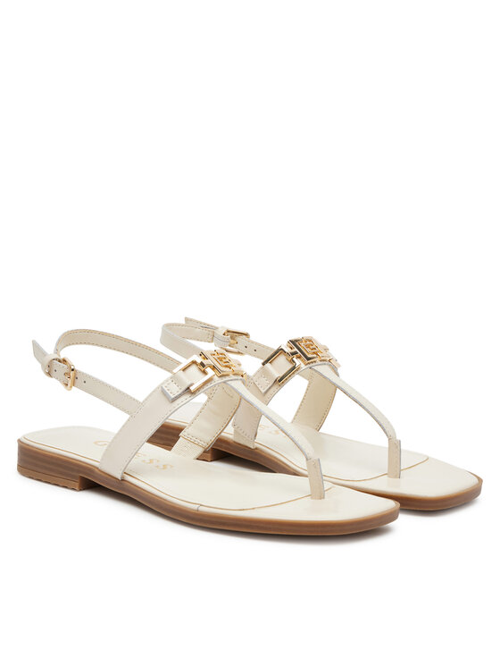 Guess Guess Sandalen FLJREL LEA21 Écru