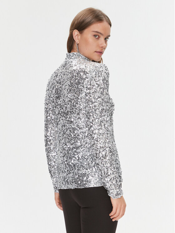 Bruuns Bazaar Bruuns Bazaar Blusa BBW3766 Argento Regular Fit