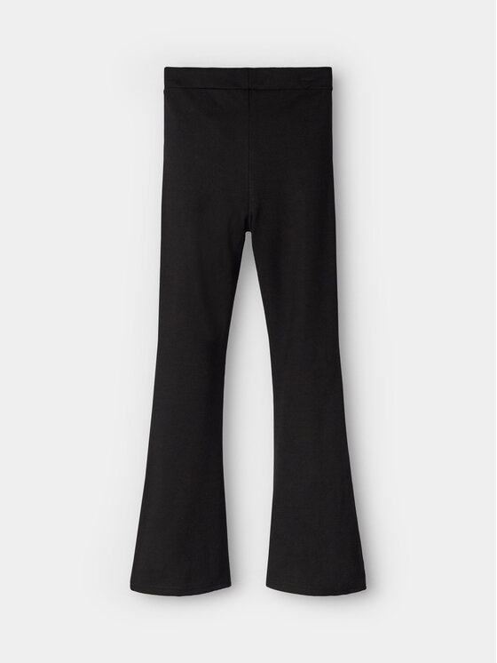 NAME IT NAME IT Текстилни панталони 13177337 Черен Bootcut Fit