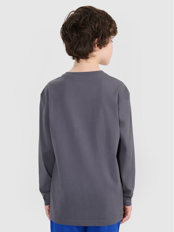 4F 4F Longsleeve 4FJRSS25TLONM538-32S Niebieski Oversize