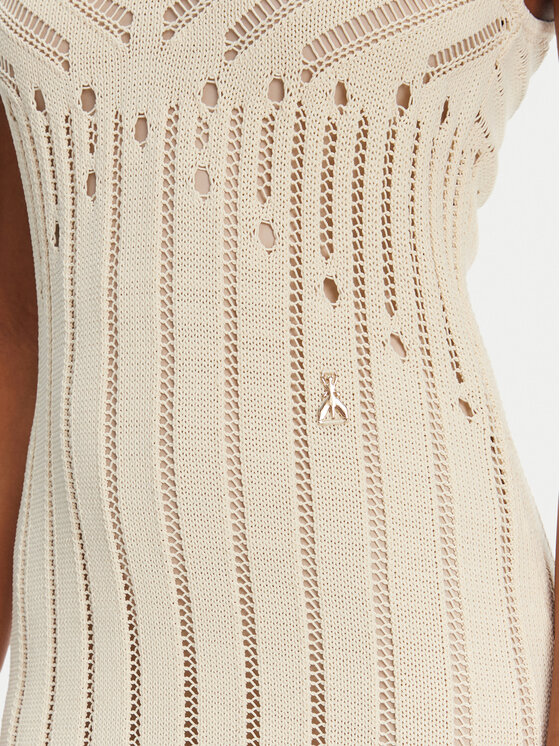 Patrizia Pepe Patrizia Pepe Vestito di maglia 2A2916/K260-B823 Beige Regular Fit
