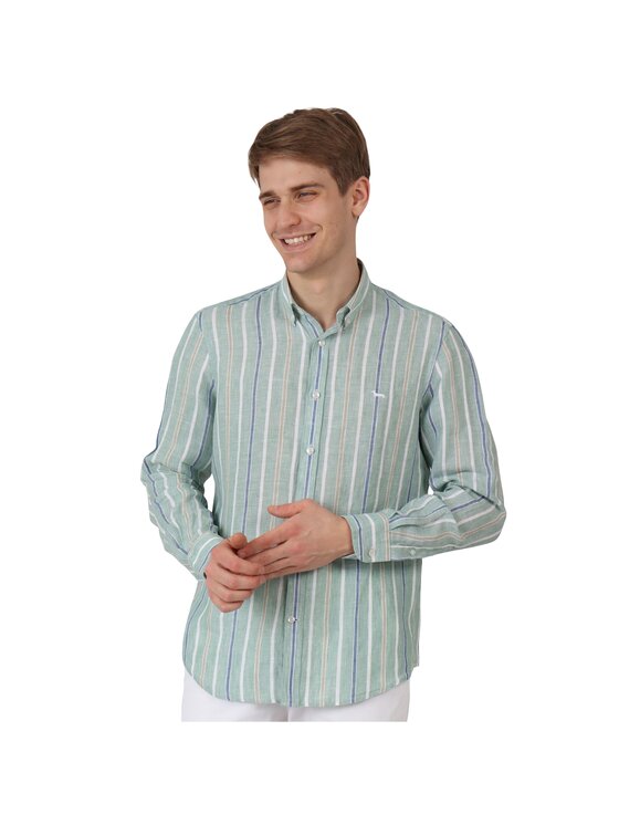 Harmont & Blaine Harmont & Blaine Camicia CRN011013135M Verde Regular Fit