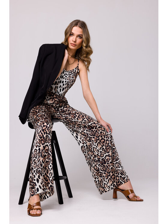 Stylove Stylove Overal S334 Hnědá Regular Fit