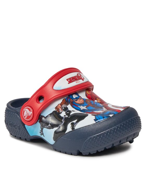 Crocs Crocs Papucs Fl Avengers Patch Clog T Clog 207068 Sötétkék