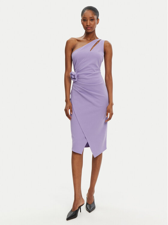 Rinascimento Rinascimento Kokteilinė suknelė CFC0122878003 Violetinė Regular Fit
