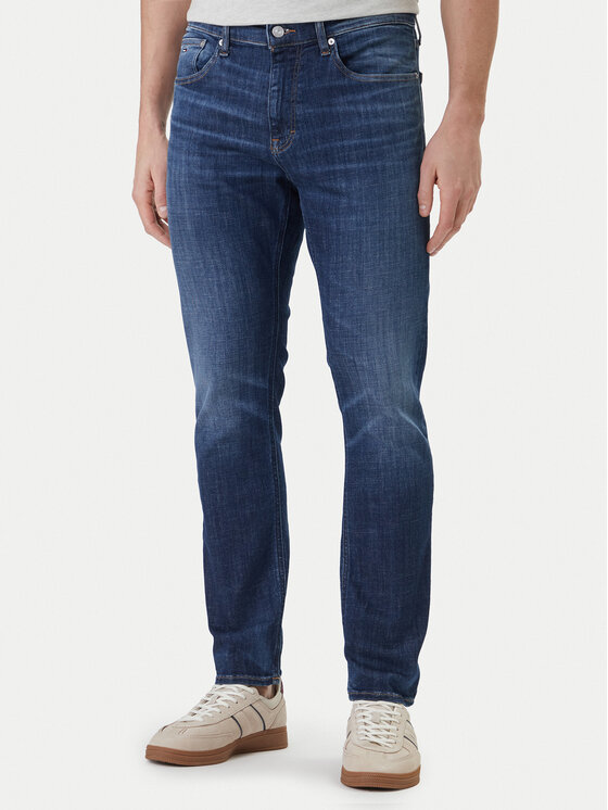 Tommy Jeans Tommy Jeans Jeansy Austin DM0DM23265 Tmavomodrá Slim Fit