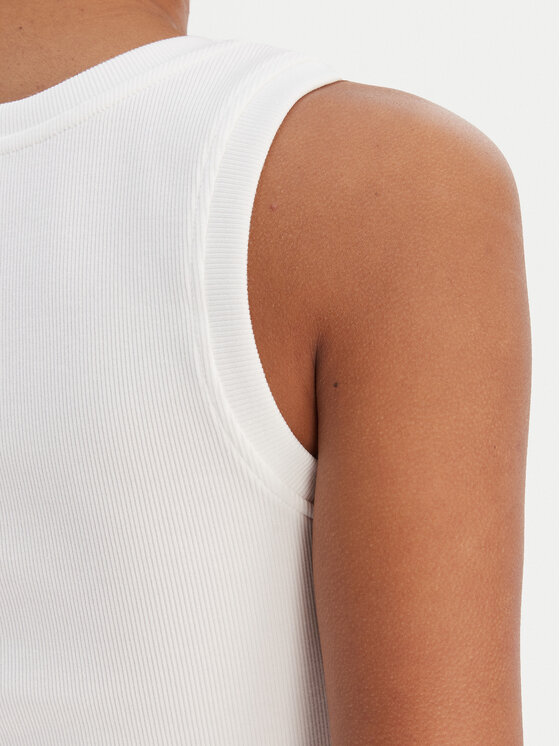 Fracomina Fracomina Top FP26ST2001J40101 Bianco Slim Fit