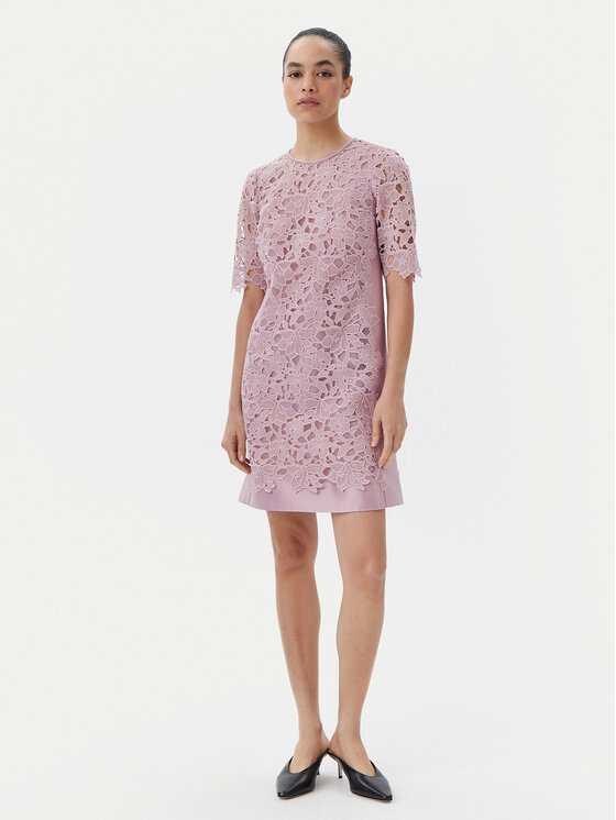 Luisa Spagnoli Luisa Spagnoli Sukienka koktajlowa Pendice 541767 Fioletowy Regular Fit