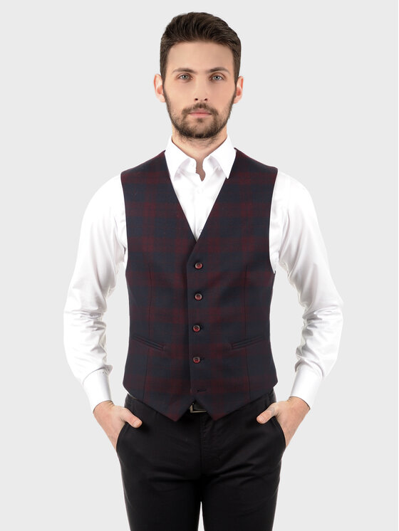 Evenemen Evenemen Kamizelka DOMINION Granatowy Slim Fit