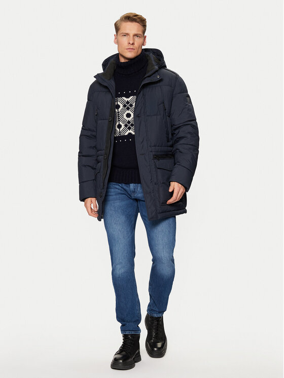 Bugatti Bugatti Зимно яке 670613 61044 Тъмносин Regular Fit