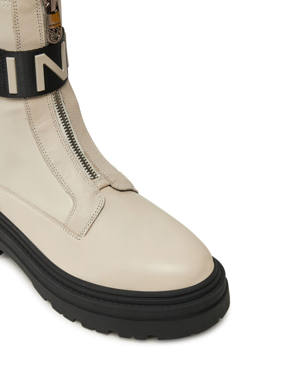 PINKO PINKO Botki Mia 13 SD0219 P061 Écru