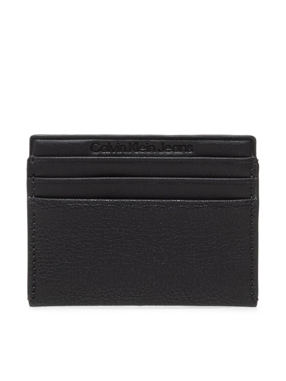 Calvin Klein Jeans Calvin Klein Jeans Etui na karty kredytowe Minimal Monogram +Cc Card Case K60K609353 Czarny