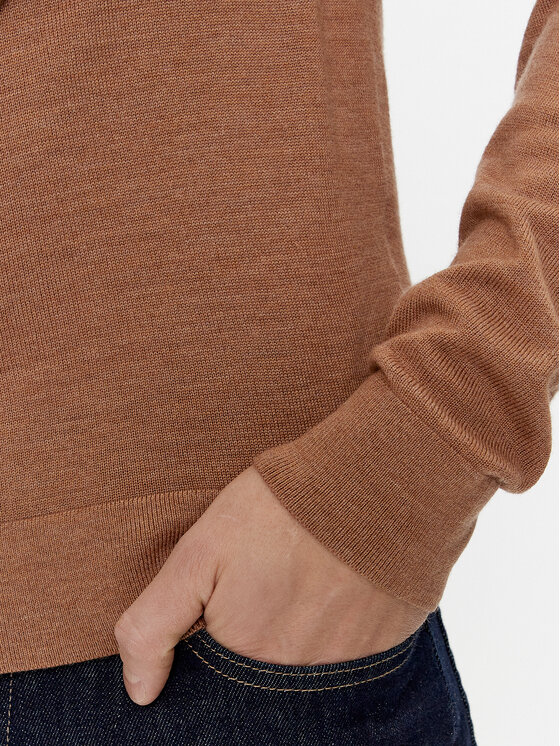 Calvin Klein Calvin Klein Dolčevita Superior K10K110420 Smeđa Slim Fit