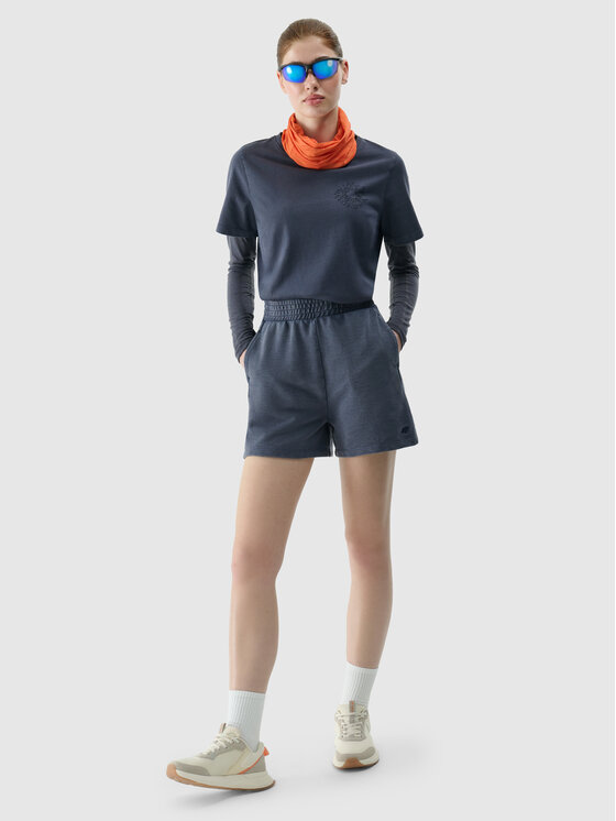 4F 4F T-Shirt HALNY Szary ciemny Regular Fit