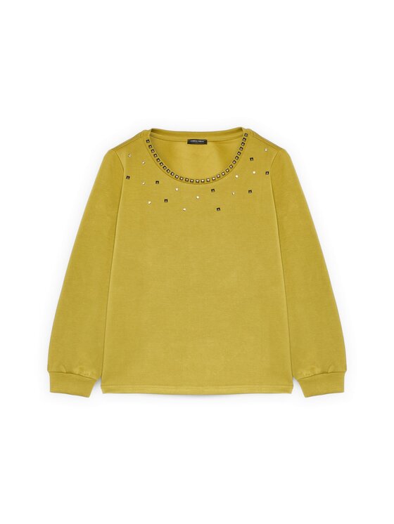 Fiorella Rubino Fiorella Rubino Felpa G869L009058N025 Giallo A-Line Fit