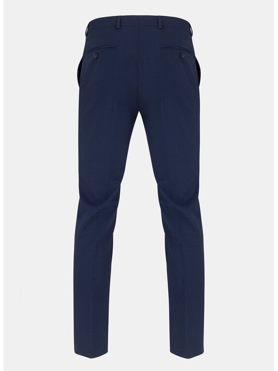 Pako Lorente Pako Lorente Spodnie garniturowe P20SP-6G-020 Granatowy Slim Fit