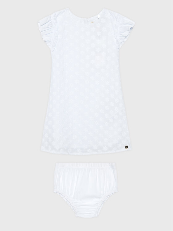 Guess Guess Igapäevane kleit A3RK27 WF6V0 Valge Regular Fit