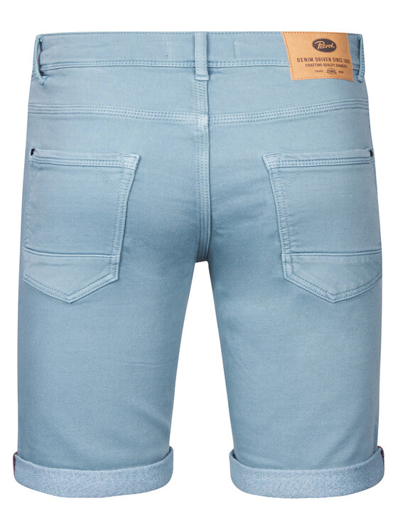 Petrol Industries Petrol Industries Джинсові шорти M-ROS-SHO005 Блакитний Slim Fit