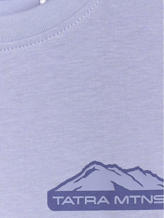 4F 4F T-Shirt APRES SKI Niebieski jasny Oversize