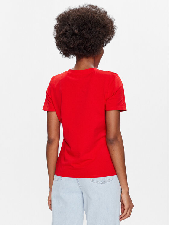 Tommy Hilfiger Tommy Hilfiger T-shirt 1985 WW0WW37877 Rosso Regular Fit