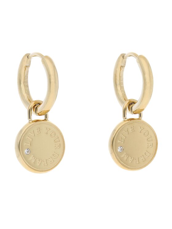 Guess Guess Náušnice Dreaming Guess JUBE03 131JW Žlté zlato
