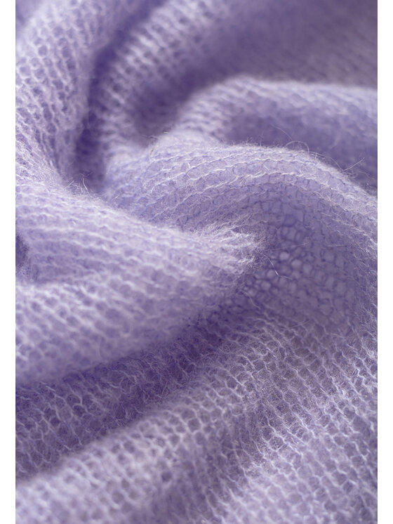 YOU by Tokarska YOU by Tokarska Sweter gili Fioletowy Regular Fit