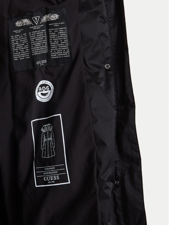 Guess Guess Pernata jakna W5BL30 W2802 Crna Regular Fit