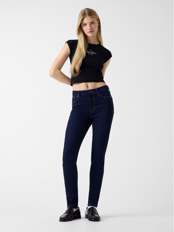 Guess Jeans Guess Jeans Džinsai 180063 Mėlyna Skinny Fit