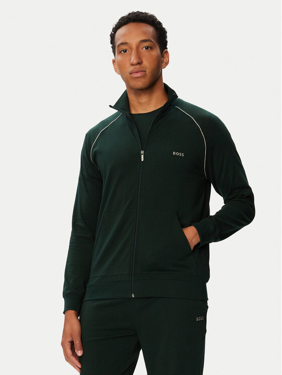 BOSS BOSS Суитшърт Mix&Match 50515307 Тъмнозелен Regular Fit