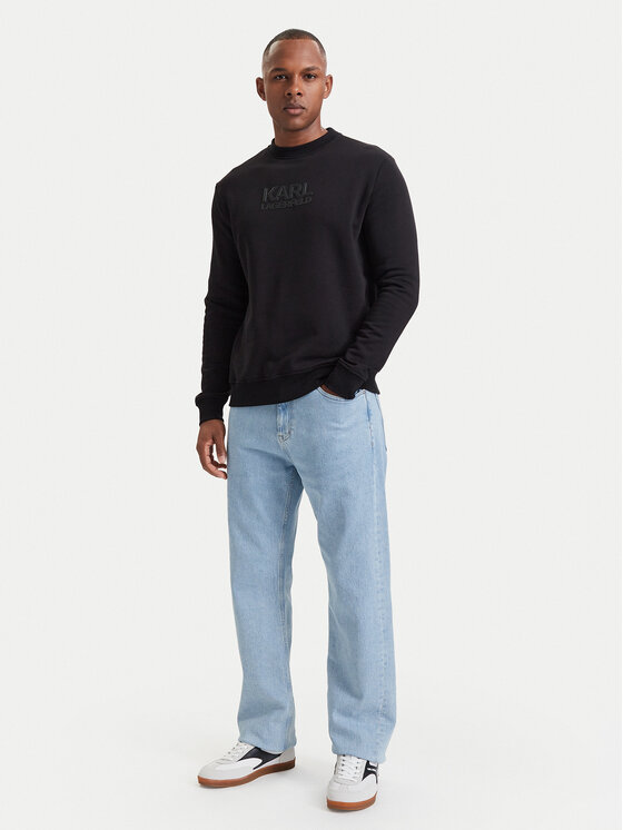 KARL LAGERFELD KARL LAGERFELD Світшот 705074 564953 Чорний Regular Fit
