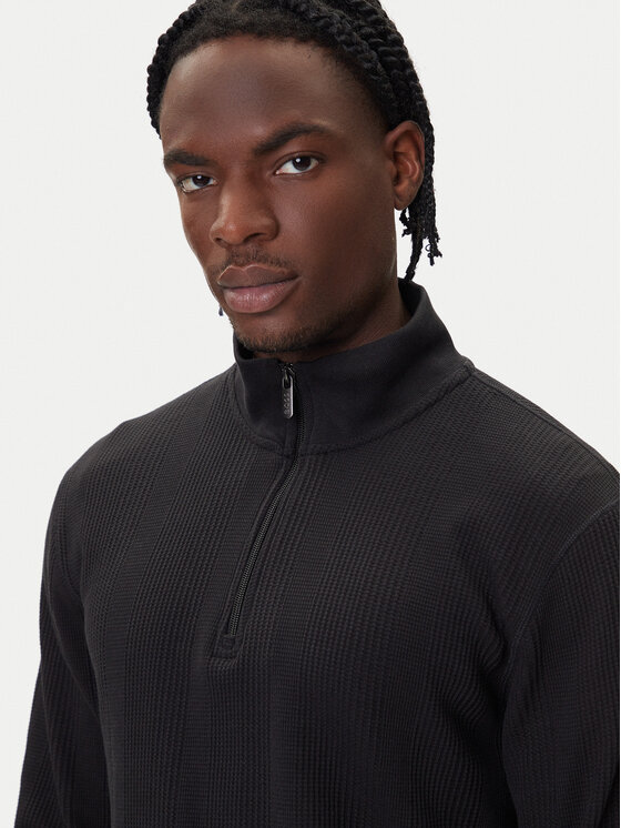 BOSS BOSS Суитшърт Structure 50545597 Черен Regular Fit