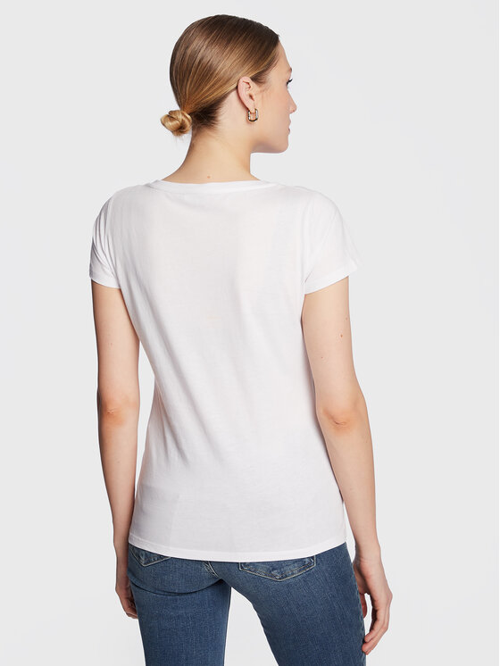 Liu Jo Liu Jo T-Shirt WA3288 J5923 Biały Regular Fit