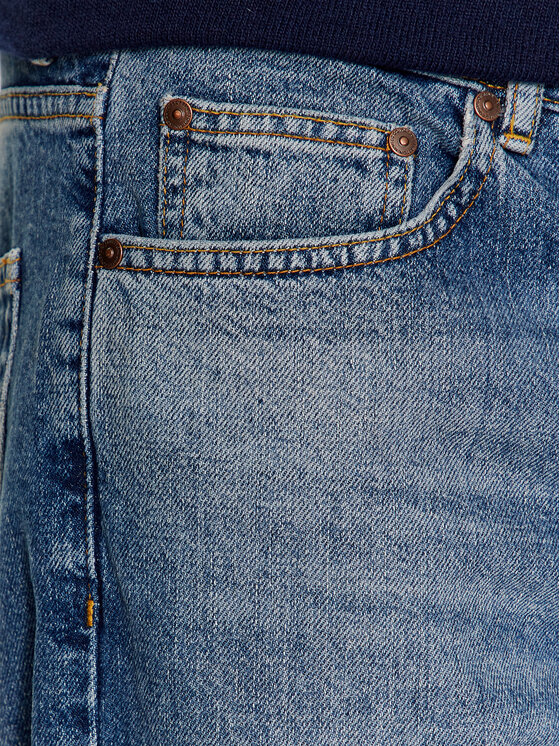 United Colors Of Benetton United Colors Of Benetton Jeansy 4YO7U7CU8 Niebieski Carrot Fit